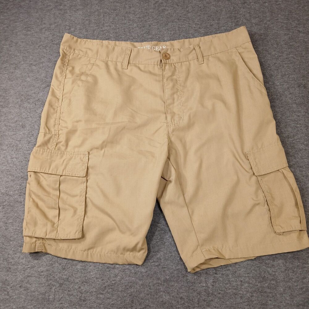 Blue Gear Lightweight‎ Cargo Shorts Men's Size 38 Khaki Color